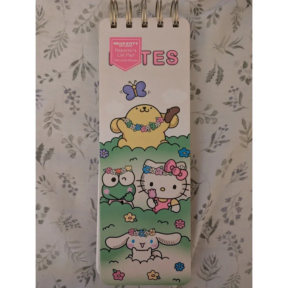 Hello Kitty and Friends Reporter Notepad Cinnamonroll Kuromi My Melody